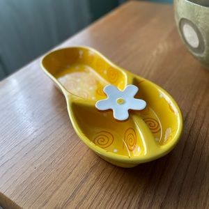 Vintage Four Corners Flip Flop  Chip & Dip Serving Dish. Excellent condition